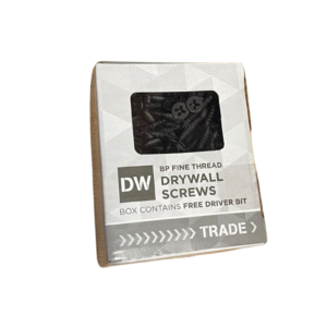 25x3.5mm Black Dry Wall Screws Qty 200