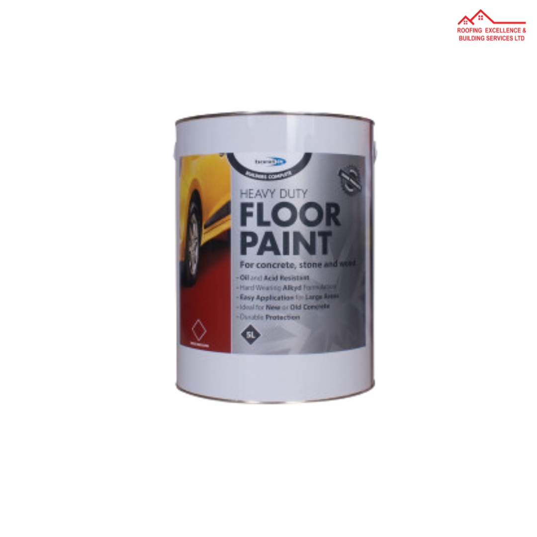 Heavy Duty Floor Paint Red 5L – Maan Shop